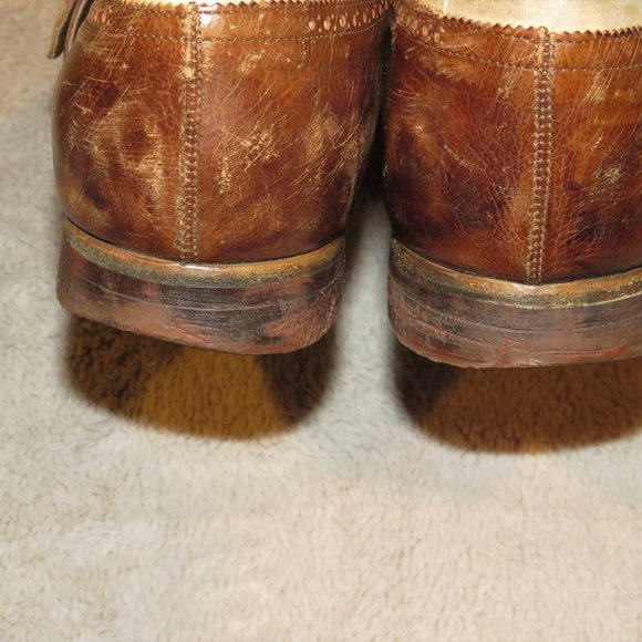 Church\'s Shanghai Brown Cream Leather Two Tone Spectator Kiltie Monk Loafers 10 main image 6